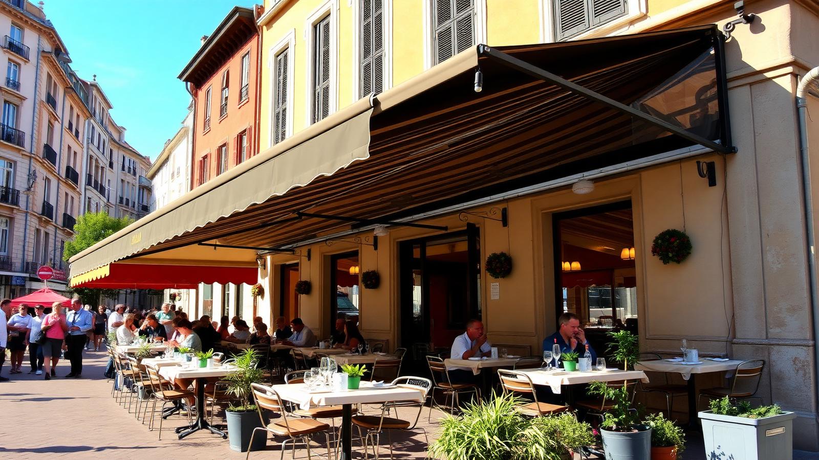 Markise für Gastronomie